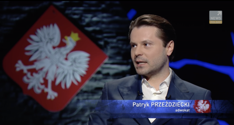 Patryk Przeździecki attorney of Legal Immigration Poland at Polsat News