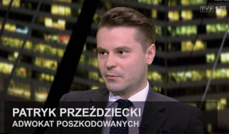 Patryk Przeździecki attorney of Legal Immigration Poland at TVP 1